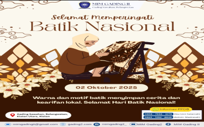 Kebanggaan Budaya: MIM Gading 2 Klaten Peringati Hari Batik Nasional dengan Kreativitas